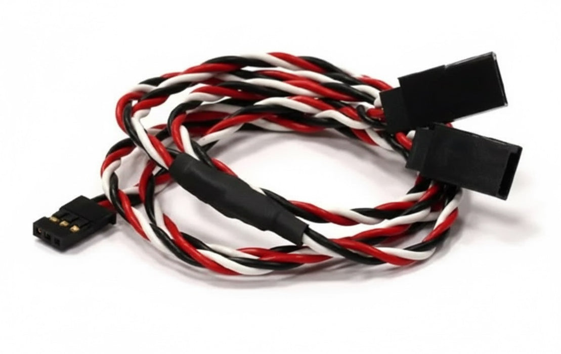 RX-Futaba Type Y-Extension 600mm 22AWG Servo Twisted Style Wire
