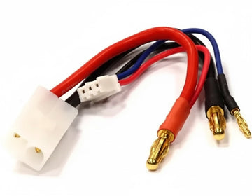 Charge Wire Cable for Tamiya Type Plug w/ JST-XH Type 2S LiPo Balance Port 100mm