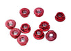 Color Flanged Lock Nut (10) 4mm Size