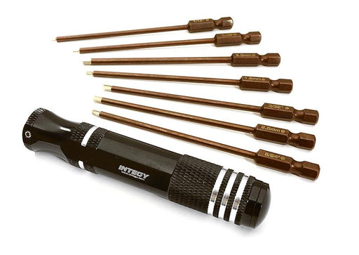 QuickPit Set, Metric+Standard Size 7pcs Allen Hex Tips
