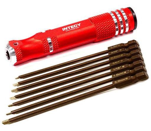 QuickPit Set, Metric+Standard Size 7pcs Allen Hex Tips