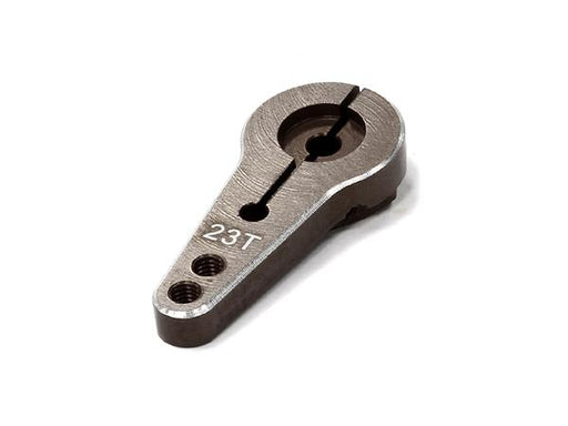 Billet Machined Single Sided Servo Horn 23T for KO & JR Servo (r=20, 24mm Holes)