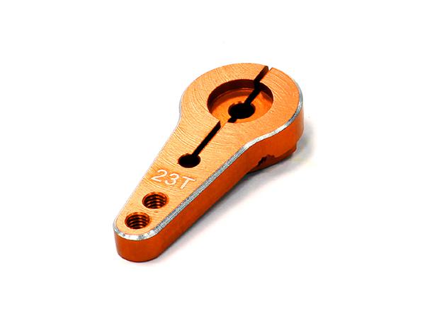 Billet Machined Single Sided Servo Horn 23T for KO & JR Servo (r=20, 24mm Holes)