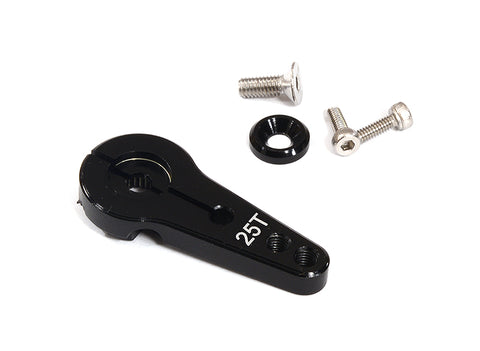 Billet Machined Single Sided Servo Horn 25T for Futaba Servo (r=20, 24mm Holes)