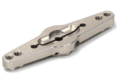 Billet Machined Double Sided Servo Horn 23T for KO & JR Servo (r=20, 24mm Holes)