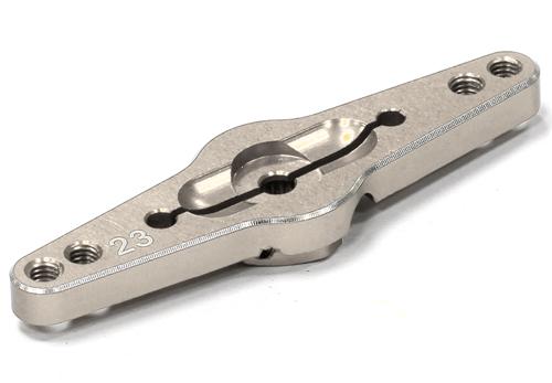 Billet Machined Double Sided Servo Horn 23T for KO & JR Servo (r=20, 24mm Holes)