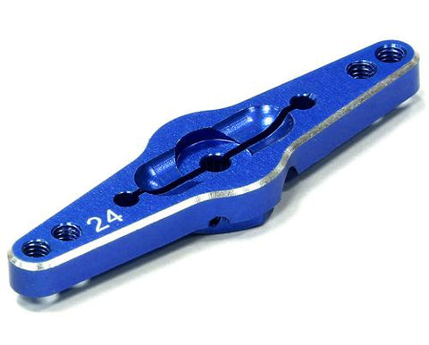 Billet Machined Double Sided Servo Horn 24T for Hitec Servo (r=20, 24mm Holes)