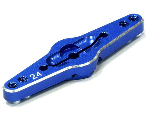 Billet Machined Double Sided Servo Horn 24T for Hitec Servo (r=20, 24mm Holes)