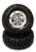 Billet Machined H1 Spoke 1.9 Size Wheel & Tire Set(2) for Scale Crawler O.D.95mm