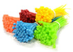 V2 Mixed Color Plastic Tie Wrap / Cable Tie (500) Small Size