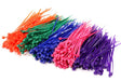 Mixed Color Plastic Tie Wrap / Cable Tie (500) Small Size