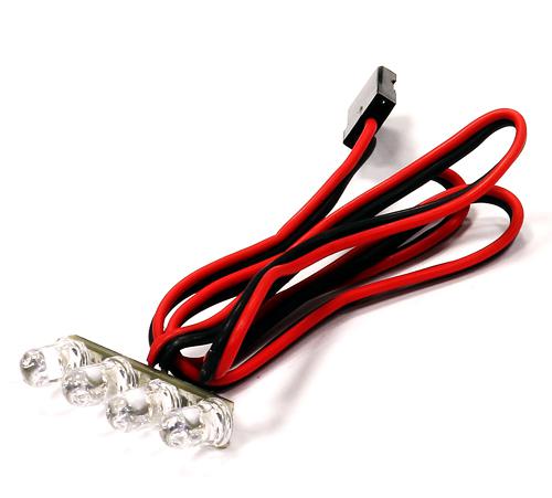 Straight Mounted Type High Brightness LED Light (4) Set