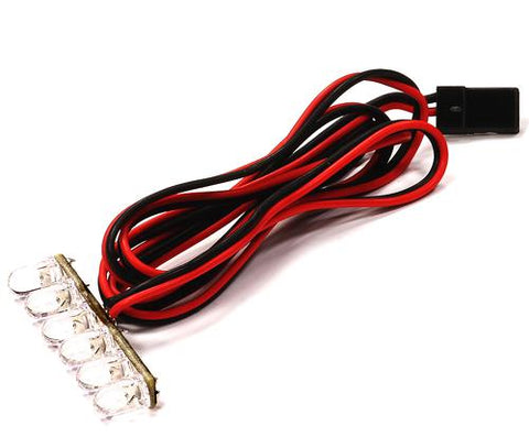 Straight Mounted Type High Brightness LED Light (6) Set