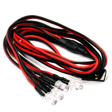 5mm LED Light 4pcs w/ JST Connector
