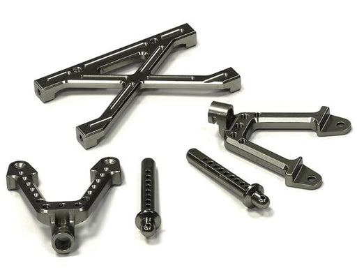 Billet Machined Alloy Rear Shock Mount for Axial SCX-10, Dingo & Honcho