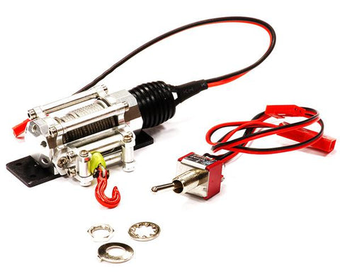 Billet Machined Realistic Power Winch for Scale Rock Crawler 1/10 Size