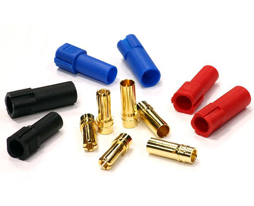 High Current Gold Plated 6mm Bullet Brushless Motor Connector Set