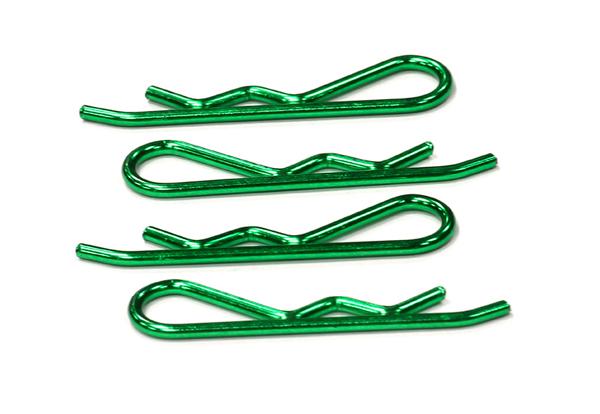 Color Body Clips Large (4) for 1/5 & 1/4 Size Vehicles