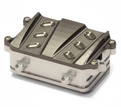 Billet Machined Alloy Receiver / Radio Box for Axial 1/10 SCX-10
