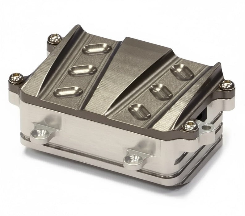Billet Machined Alloy Receiver / Radio Box for Axial 1/10 SCX-10
