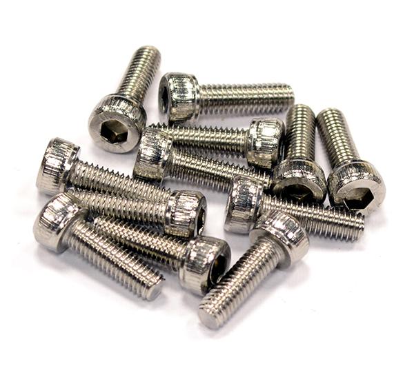 Stainless Steel Socket Head Cap Screw (12) M3x10mm Size