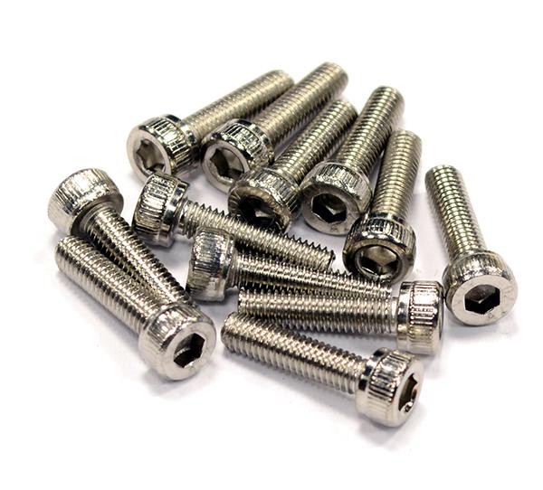 Stainless Steel Socket Head Cap Screw (12) M3x12mm Size