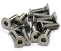 Stainless Steel Countersunk Flat Head Socket Screw (12) M3x10mm Size