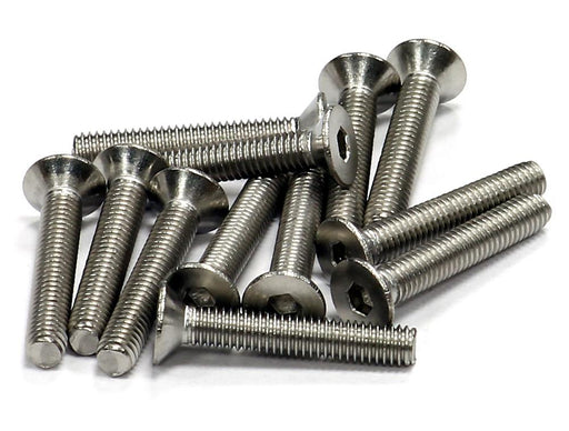 Stainless Steel Countersunk Flat Head Socket Screw (12) M3x18mm Size