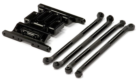 Billet Gearbox Holder & 120mm Lower Links (4) for Axial SCX-10