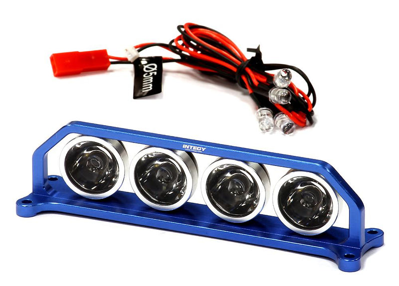 Billet Machined T4 Realistic Roof Top Spot White LED (4) Light Set