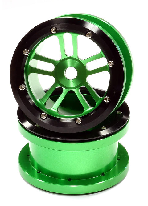 Billet Machined T2 Dual 5 Beadlock Wheel (2) for Axial Wraith 2.2 w/ 12mm Hex