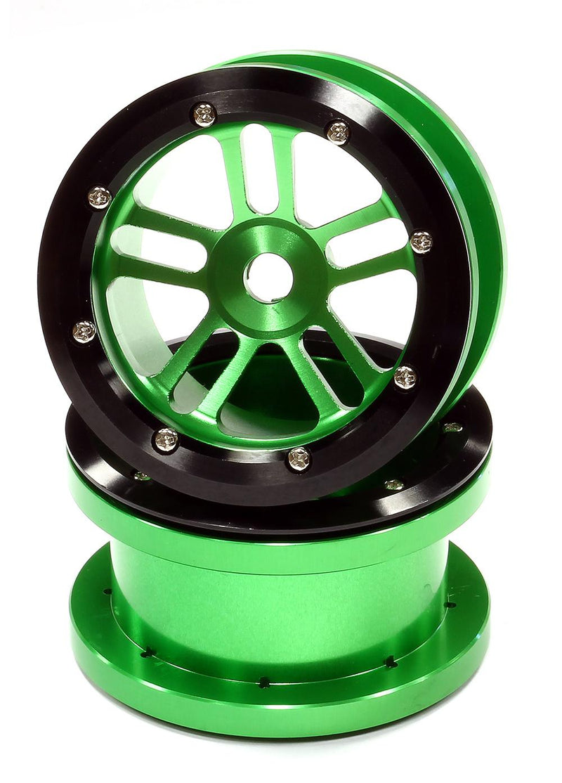 Billet Machined T2 Dual 5 Beadlock Wheel (2) for Axial Wraith 2.2 w/ 12mm Hex