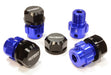 Billet Machined 17mm Wheel Hex (4) +6mm Offset for T-Maxx, 1/10 Revo & Summit