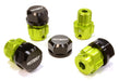Billet Machined 17mm Wheel Hex (4) +6mm Offset for T-Maxx, 1/10 Revo & Summit