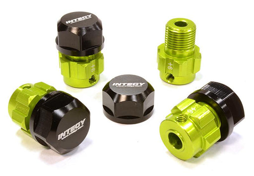 Billet Machined 17mm Wheel Hex (4) +6mm Offset for T-Maxx, 1/10 Revo & Summit