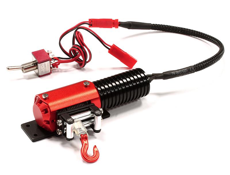 Billet Machined T4 Realistic High Torque Mega Winch for 1/10 Scale Rock Crawler