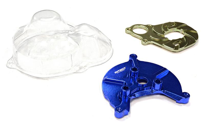 Machined Heatsink Motor Mount w/ Spur Gear Cover for SCX-10 Dingo, Honcho & Jeep