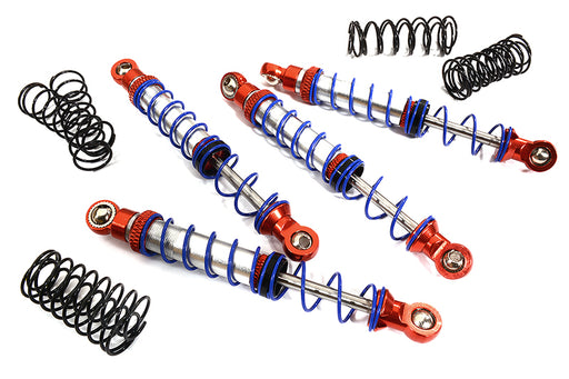 Billet Shock Set (4) for SCX-10 Dingo, Honcho & Jeep (L=92mm)