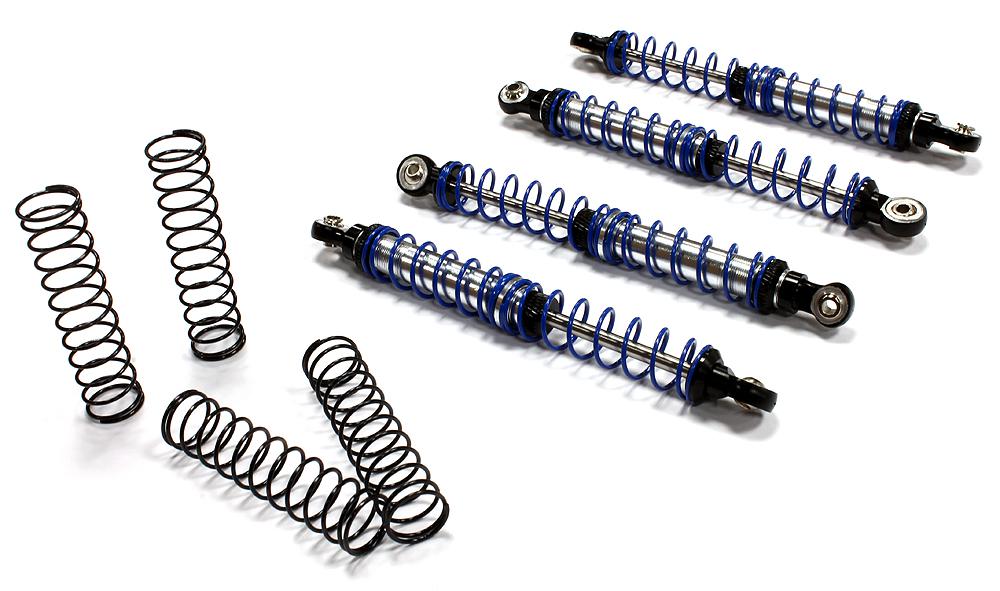 Billet Shock Set (4) for SCX-10 Dingo, Honcho & Jeep (L=112mm)