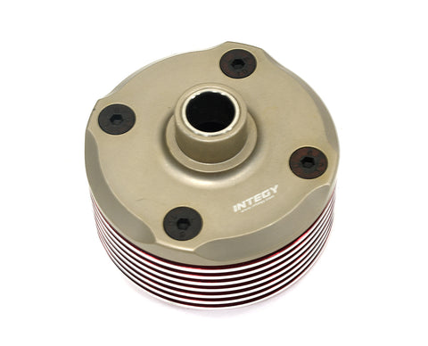 Billet Machined Heatsink Center Differential Outer Case for Losi 5ive-T