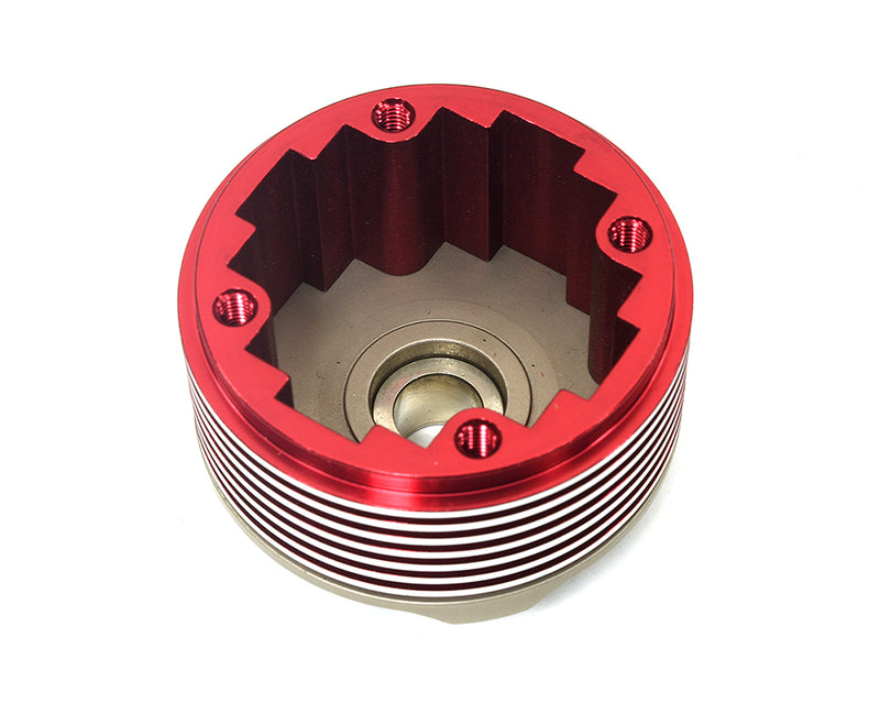 Billet Machined Heatsink Center Differential Outer Case for Losi 5ive-T