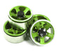 High Mass 1.9 Size Alloy 5 Spoke Beadlock Wheel (4) for Scale Off-Road Crawler