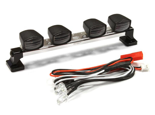 Billet Machined T7 Realistic Roof Top Spot White LED (4) Light Set