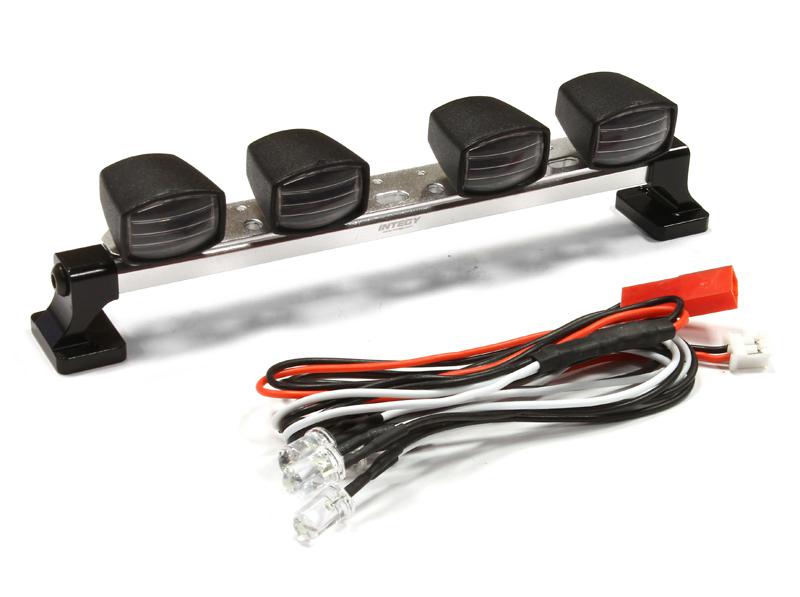 Billet Machined T7 Realistic Roof Top Spot White LED (4) Light Set