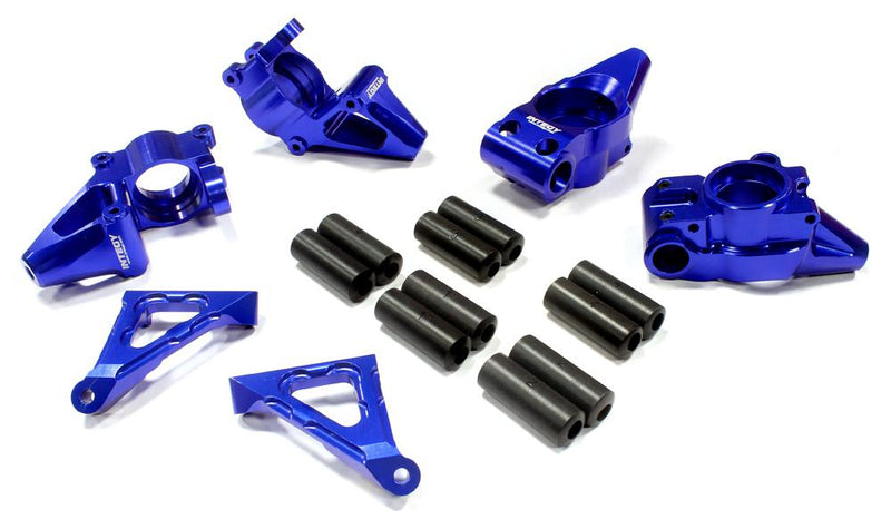 Billet Alloy Modified Rear Hub + Steering Block Set for HPI Baja 5B2.0, 5T & 5SC