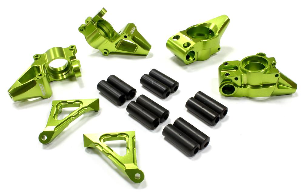 Billet Alloy Modified Rear Hub + Steering Block Set for HPI Baja 5B2.0, 5T & 5SC