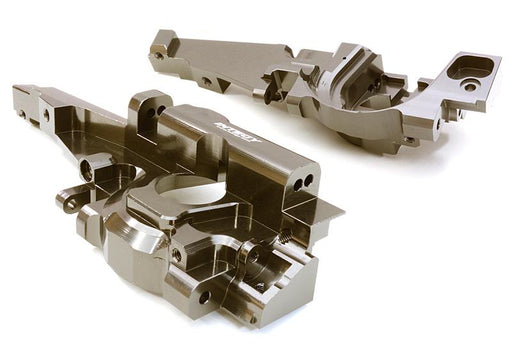 Grey Billet Machined Rear Bulkhead Upgrade for Traxxas 1/10 Scale Summit