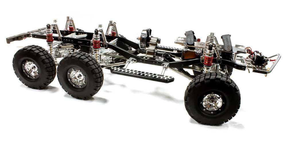 V2 Billet Machined 1/10 Trail Roller 6X6AWS Off-Road Scale Crawler ARTR