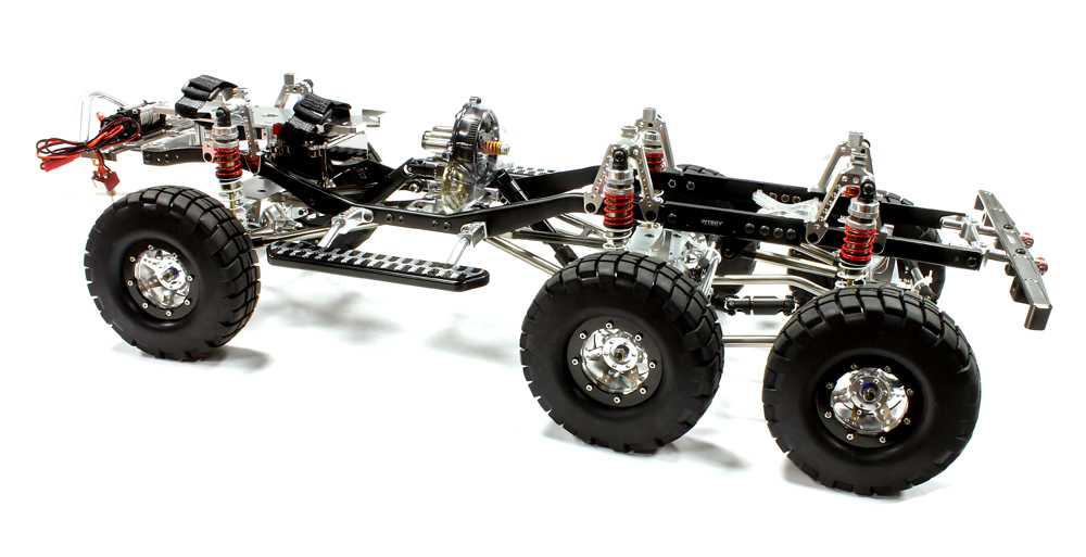 V2 Billet Machined 1/10 Trail Roller 6X6AWS Off-Road Scale Crawler ARTR