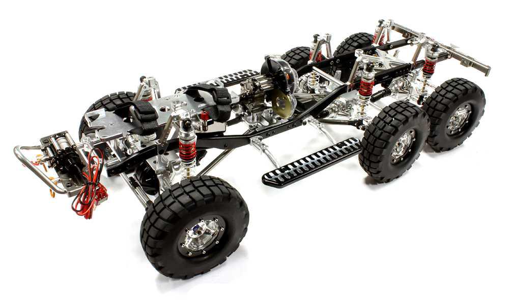 V2 Billet Machined 1/10 Trail Roller 6X6AWS Off-Road Scale Crawler ARTR